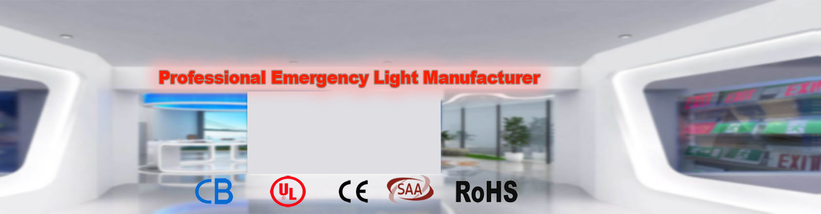 qualité lumière menée de secours usine